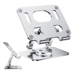 Soporte de Escritorio Metalico Tablet/Notebook giratorio