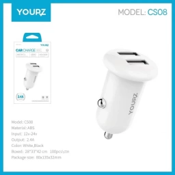 Cargador de auto Yourz CS08 2.4A