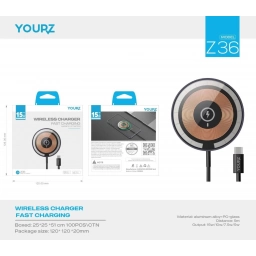 Cargador Inalambrico Yourz Z36 Tipo C 15W