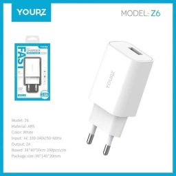 Cargador de pared Yourz Z6 2 USB 2.0A