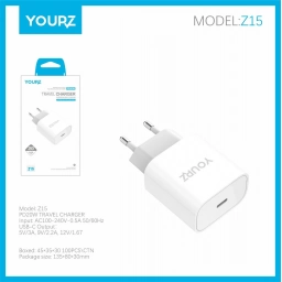 Cargador de pared Yourz Z15 Tipo C