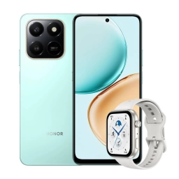 Celular Honor X7d 8/256GB Cyan + Watch 2i White De Regalo