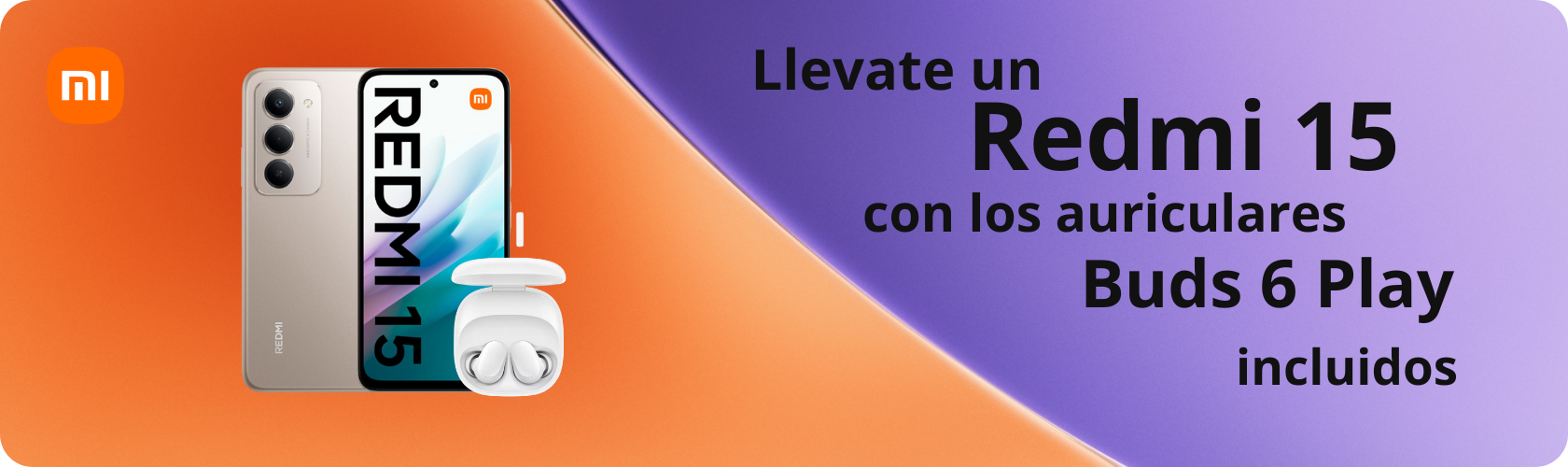 Promo Xiaomi Redmi 15 8/256 + Xiaomi Buds 6 Play