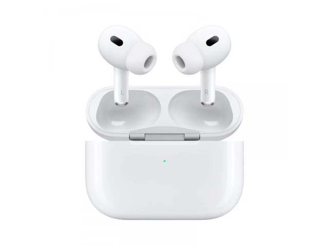 Apple AirPods Pro (2ª Generación) con estuche de carga MagSafe USB-C (MTJV3AM). Auriculares inalámbricos con cancelación de ruido. Avlis Uruguay.