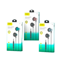 Auricular Foneng T63 Gray Metal