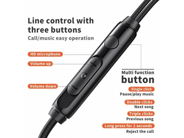 Descubre el Auricular Mcdodo HP-1210 con sonido HD y cable de 1.2m. 