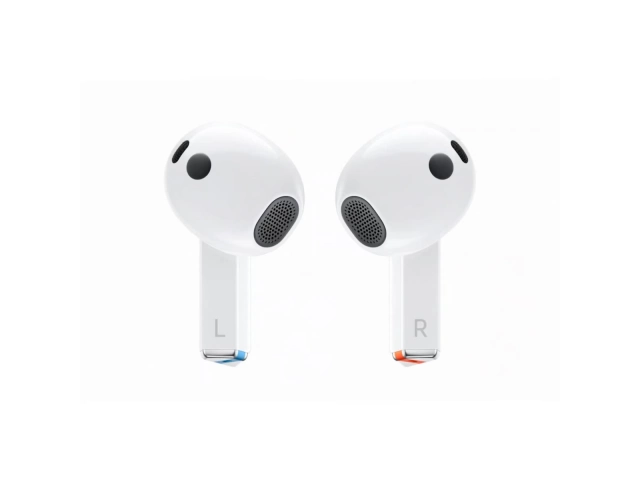 Descubre los Samsung Buds 3 en blanco. Disfruta de audio inmersivo, Cancelación Activa de Ruido (ANC) y hasta 30 horas de autonomía.