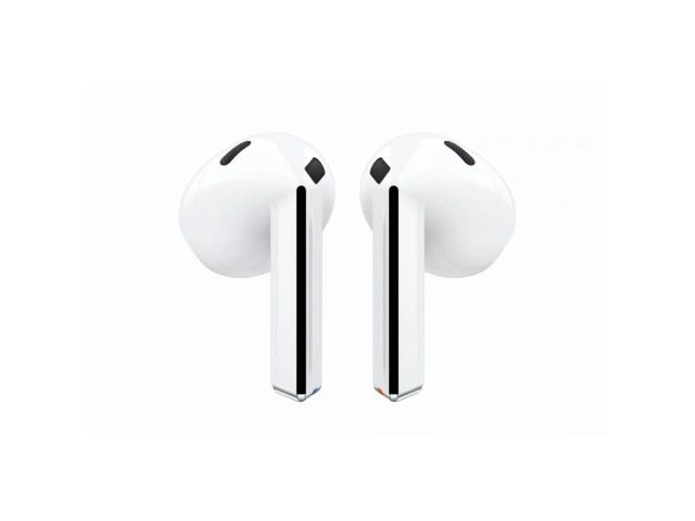 Descubre los Samsung Buds 3 en blanco. Disfruta de audio inmersivo, Cancelación Activa de Ruido (ANC) y hasta 30 horas de autonomía.