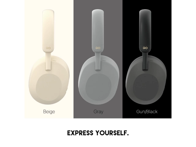 Dise&ntilde;o plegable y compacto de los auriculares Fantech Go Tune WH06 negros, ideales para llevar, disponibles en Avlis.