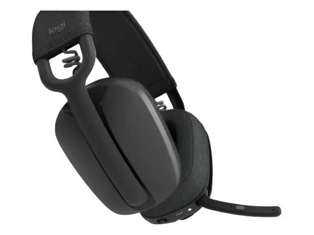 Fantech Studio Pro WHG03 Space Gray mostrando los controles en la copa y destacando su triple conectividad (2.4GHz, Bluetooth, Cable). Avlis Uruguay