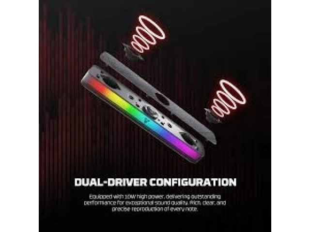 Compr&aacute; la Barra de Sonido Fantech BS151 RGB 10W. Audio est&eacute;reo claro, iluminaci&oacute;n RGB din&aacute;micas, conexi&oacute;n USB y Jack 3.5 mm para PC y monitores.