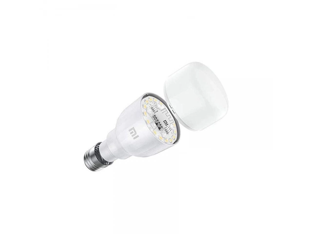 Bombilla inteligente Xiaomi Mi LED Smart Bulb Fría (E27, 810lm), compatible con Google Assistant y Amazon Alexa para control por voz. Avlis Uruguay.