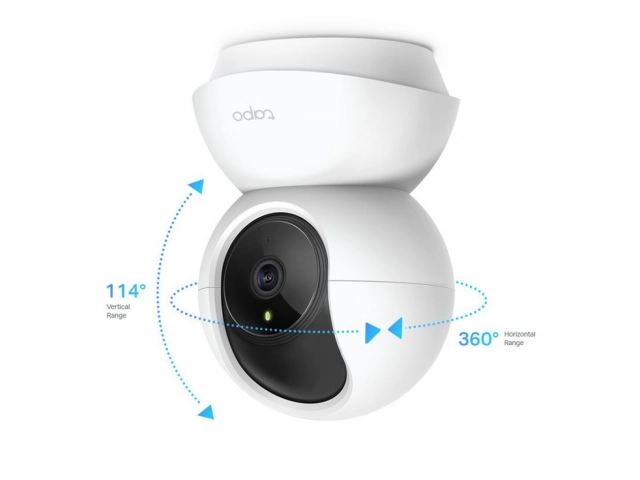 Vigila tu hogar con la Cámara Tapo C210 de 3MP. Visión 360°, audio bidireccional y detección de movimiento. 