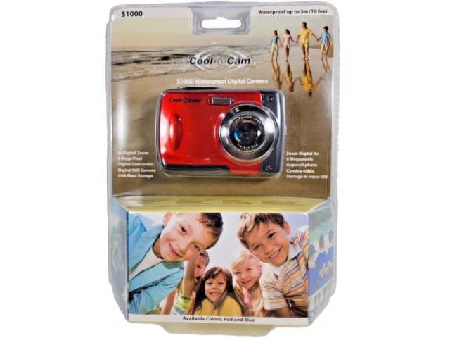 iON Cool iCam S1000 Roja: Cámara Portátil 12MP y Video HD