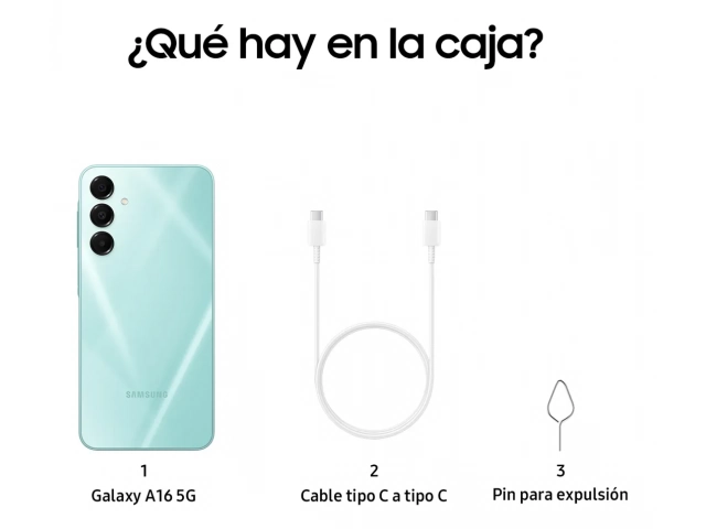 Sistema de cámaras del Samsung Galaxy A16 5G Verde, con sensor principal de 50MP, capturando detalles.