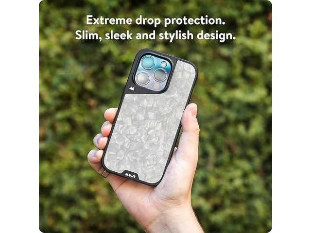 Protege tu iPhone 14 Plus con la funda Mous Limitless 5.0 Silver Pearl.