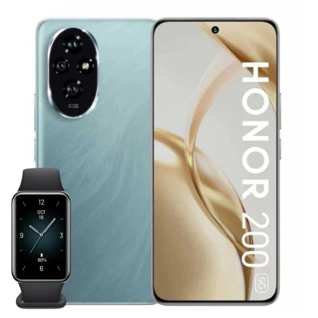 Descubre el Honor 200 12/512GB Verde. Cámara profesional, pantalla AMOLED fluida y rendimiento superior.