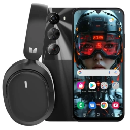 Celular Logic L68M Plus 4+10256GB Black + Auricular Monster BT
