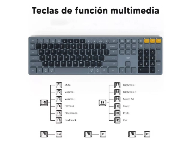 Fotograf&iacute;a del combo Fantech WK894 en un entorno de oficina, demostrando su uso pr&aacute;ctico y c&oacute;modo.