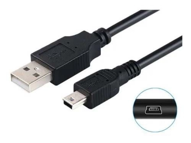Detalle del conector V3 (Mini-USB) del cable, ideal para cámaras, GPS y MP3, calidad confiable, en Avlis.
