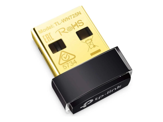 Laptop con conexión Wi-Fi estable gracias al adaptador Nano USB Tp-Link TL-WN725N en Uruguay.