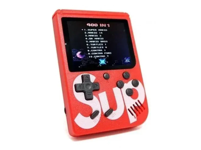 Compr&aacute; la Consola Port&aacute;til Sup Plus Game Box 400 en 1. Juegos retro de 8 bits, pantalla a color, salida AV para TV y bater&iacute;a recargable al mejor precio.