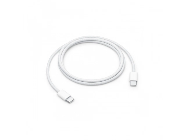 Conectores USB-C del cable original Apple de 1 metro, diseñado para 60W. Calidad y durabilidad para tus dispositivos. Disponible en Avlis Uruguay.