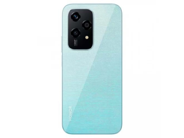 Diseño delgado y elegante color Cyan Lake del Honor 200 Lite en mano, perfecto para el estilo uruguayo