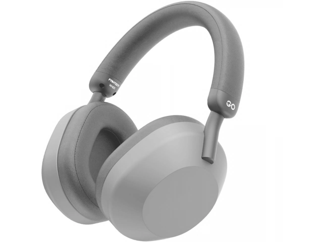 Auriculares inalámbricos Fantech Go Tune WH06 color gris, diseño on-ear plegable y moderno, vista frontal, en Avlis, San Carlos, Uruguay.