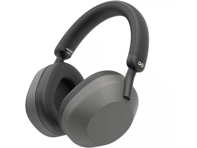 Auriculares inal&aacute;mbricos Fantech Go Tune WH06 color negro, dise&ntilde;o on-ear plegable y cl&aacute;sico, vista frontal, en Avlis, San Carlos, Uruguay.