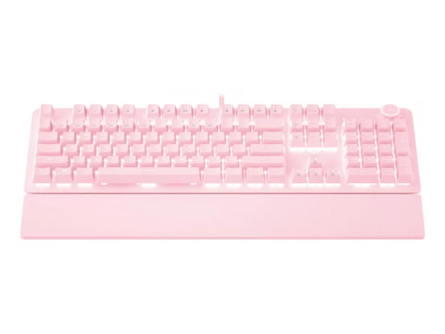 Iluminación RGB de 22 modos del Fantech MK853 Sakura en acción.