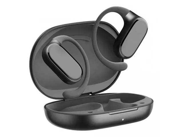 Vista lateral destacando el diseño ergonómico de los auriculares Honor Choice Open-Ear.