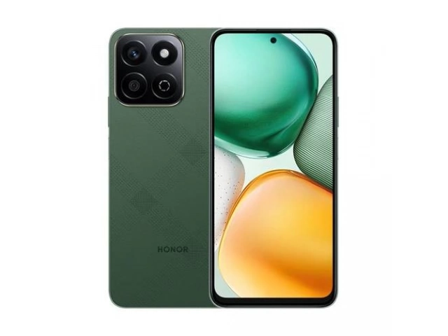 Diseño natural y moderno en color Verde del Honor X7c, con batería potente, ideal para el usuario uruguayo.