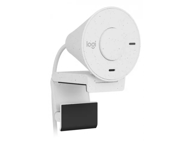 Cámara Logitech Brio 300 con cubierta de privacidad incorporada