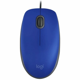 Mouse Logitech M110 Silent Cableado Blue