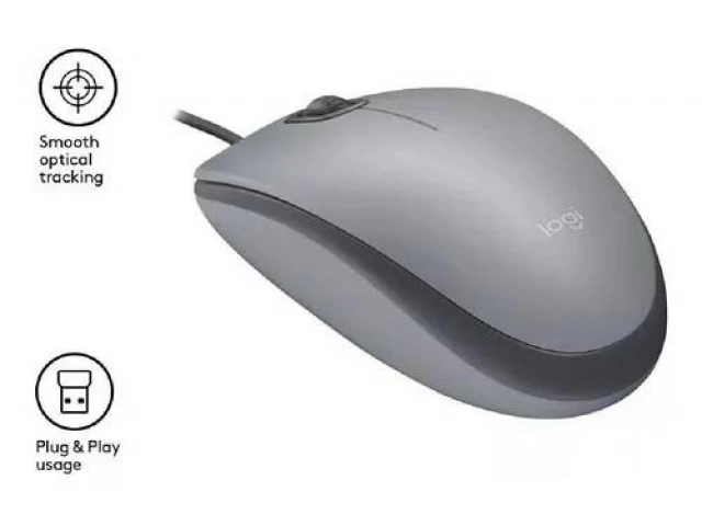 Tecnología SilentTouch del mouse Logitech M110 para clics silenciosos