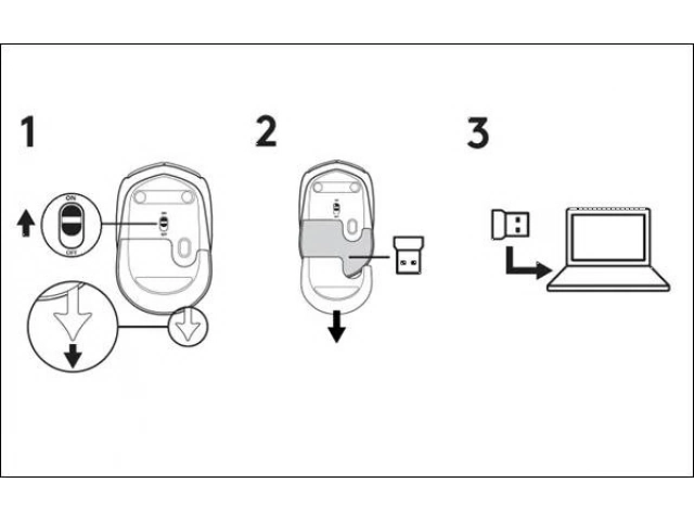 Empaque original del mouse Logitech M170 inalámbrico