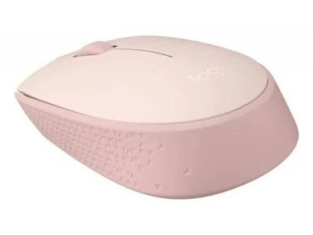 Diseño ambidiestro del Mouse Logitech M170 color rosado