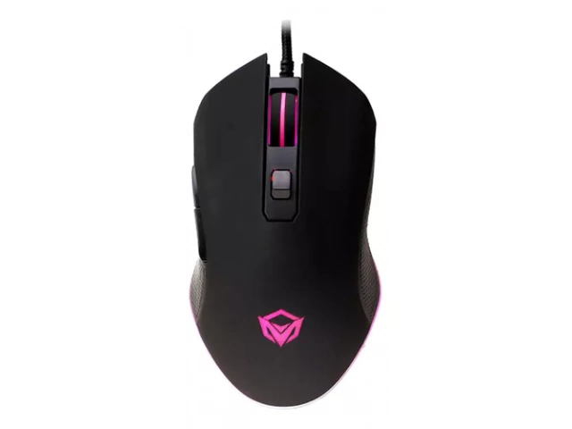 Mouse Meetion C510 con sensor óptico de hasta 2400 DPI y retroiluminación dinámica.