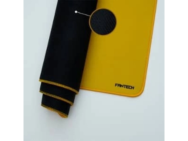 Mousepad Fantech MP70 Yellow de 70x30cm. Superficie de alta velocidad, bordes reforzados y base antideslizante. 