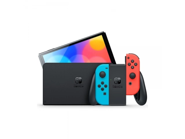 Nintendo Switch OLED Neon Red/Blue | Consola Port&aacute;til