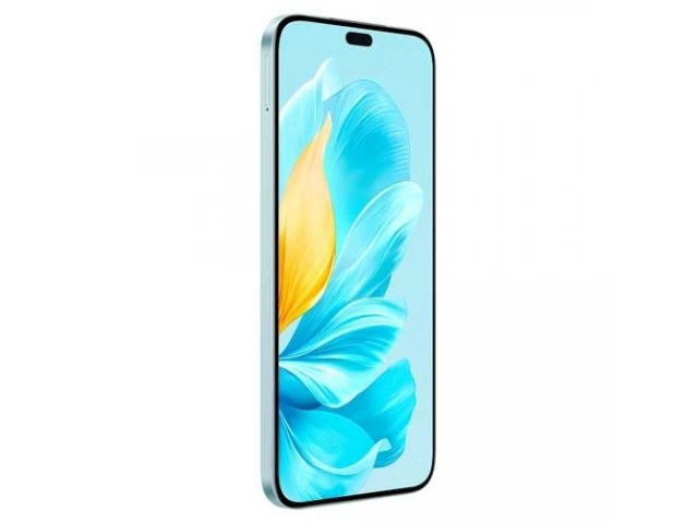 Pantalla AMOLED vibrante del celular Honor 200 Lite Cyan Lake, ideal para disfrutar contenido multimedia en Uruguay
