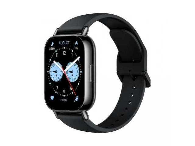 Pantalla del reloj inteligente Xiaomi Redmi Watch 5 Lite Negro mostrando notificaciones y métricas de actividad.