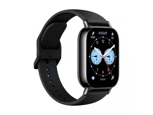 Pantalla del reloj inteligente Xiaomi Redmi Watch 5 Lite Negro mostrando notificaciones y métricas de actividad.