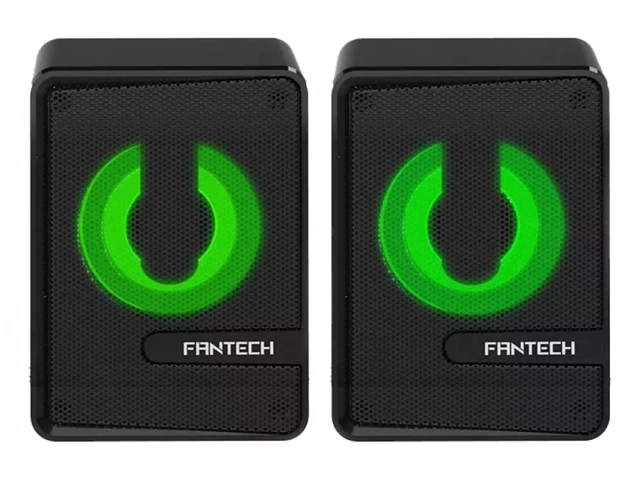 Efecto de iluminación RGB del parlante Fantech GS203 Black en funcionamiento.%u200B Efecto de iluminación RGB del parlante Fantech GS203 Black en funcionamiento.%u200B