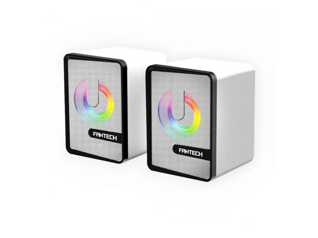 Vista frontal del Parlante Fantech GS203 Space Edition con diseño elegante y compacto.
