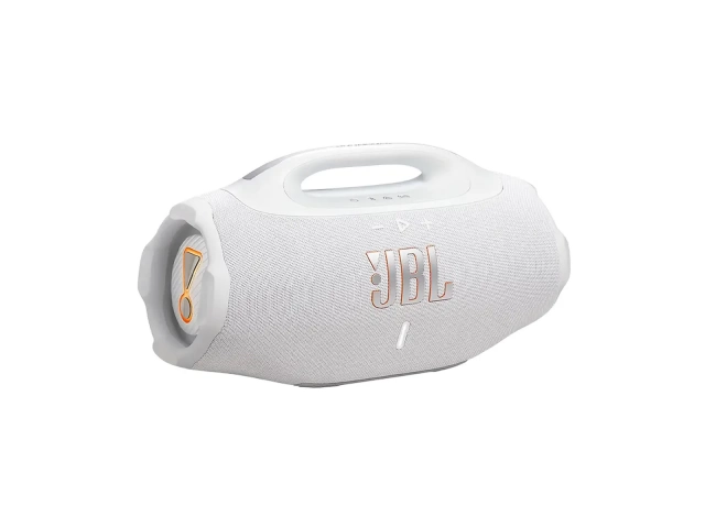 Lleva la fiesta a otro nivel con el JBL Boombox 4 White