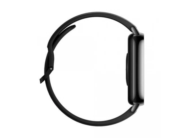 Xiaomi Redmi Watch 5 Lite Negro en uso durante actividad deportiva, mostrando monitoreo de salud en Uruguay.