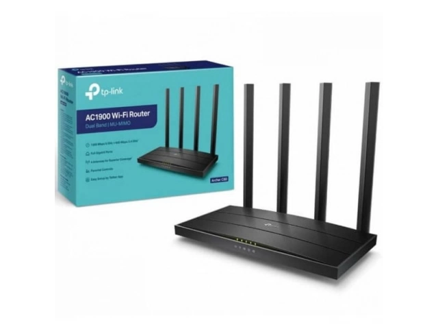 Router TP-Link Archer C80 AC1900: Wi-Fi de alta velocidad, tecnolog&iacute;a MU-MIMO 3x3 y 4 antenas. &iexcl;M&aacute;xima cobertura y estabilidad para tu hogar en este 2026!