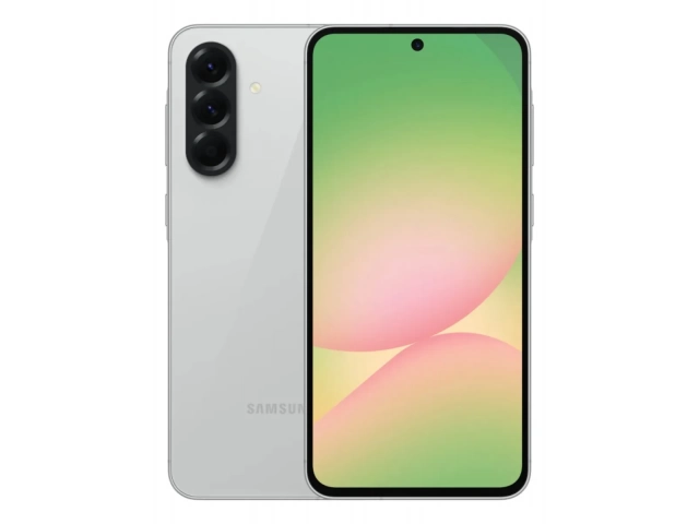 Detalle de la triple cámara de 50MP del Samsung Galaxy A56 5G Light Gray, venta en Avlis.